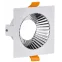 LIGHTING Светильник 4109 встраиваемый поворотный под лампу GU10 белый/хром пластик IEK