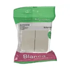 BLANCA О/У 2-клавишный ВЫКЛЮЧАТЕЛЬ (cх.5) ИЗОЛ.ПЛ., 10А, 250B, БЕЖЕВЫЙ