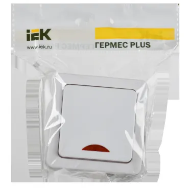 Гермес PLUS Выключатель одноклавишный ВС20-1-1-ГПБ наружный IP54