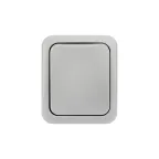 Переключатель проходной Mini OG IP54, о/у, серый