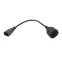 Адаптер PDU 3х1.5 10см с разъёмами C14-Schuko