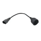                  Адаптер PDU 3х1.5 10см с разъёмами C14-Schuko
               