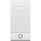 LivingLight Клавиша Лампа 1 модуль белый