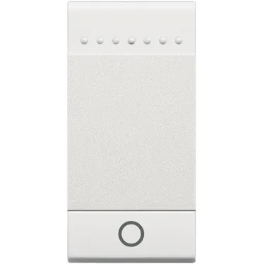 LivingLight Клавиша Лампа 1 модуль белый