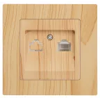 Розетка Intro Accent 6-303-11 информационная RJ45, IP20, СУ, сосна