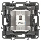 Розетка информационная RJ45, Эра12, шампань, 12-3107-04