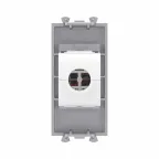 Avanti Компьютерная розетка RJ-45 без шторки модульная, кат.6А, Закаленная сталь, 1 модуль