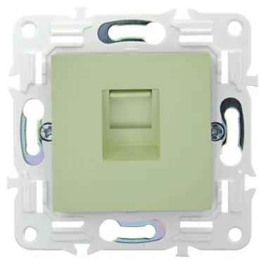 SKANDY Розетка компьютерная RJ45 кат.5E SK-K01G мятный IEK