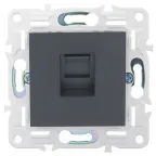 SKANDY Розетка компьютерная RJ45 кат.5E SK-K01T титан IEK