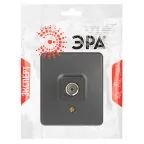 Розетка Эксперт 11-3201-05 TV одиночная, IP20, ОУ, антрацит