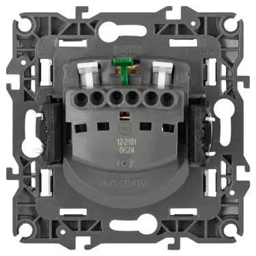 Розетка Серия 12 12-2101-01М 2P+E Schuko, 16А-250В, белый матовый