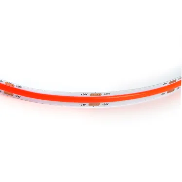 Лента светодиодная LEDх320/м COB 5м 8w/m 24в красный