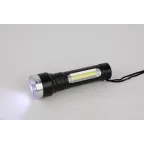 Фонарь светодиодный UA-501 универсальный, аккумуляторный, COB+LED, 5 Вт, резина