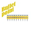 Гвозди усиленные по бетону и металлу MG bullet point 3,05х19 мм (1000шт)