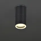 LIGHTING Светильник уличный 5110 потолочный под лампу GU10 IP65 черный IEK
