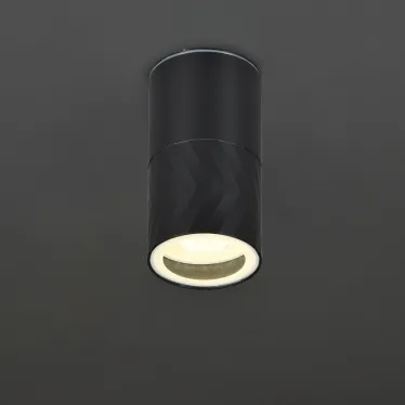 LIGHTING Светильник уличный 5110 потолочный под лампу GU10 IP65 черный IEK