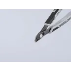 Бокорезы ESD прецизионные для тонких работ ElecTronic Super KNips антистатические мягкая проволока 02-16мм средней твердости 12мм L-125мм высокочастотная закалка режущих кромок до 64HRC черные 2-компонентные рукоятки