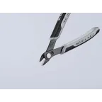 Бокорезы ESD прецизионные для тонких работ ElecTronic Super KNips антистатические мягкая проволока 02-16мм средней твердости 12мм L-125мм высокочастотная закалка режущих кромок до 64HRC черные 2-компонентные рукоятки
