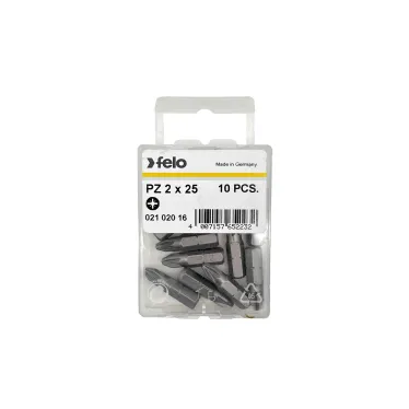 Бита крестовая серия Industrial PZ 2X25, 10 шт в пластиковом боксе