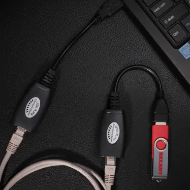 Удлинитель USB по витой паре (8p8c),