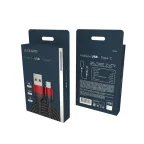 Кабель USB-A - Type-C, 5А, 50Вт, 1м, черный