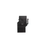Проходной адаптер формата Keystone RJ45-RJ45 (8p8c) категория 5е неэкранированный цвет черный WRline