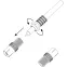 Переходник Simple RS-A02-1 гнездо F-гнездо TV 1 шт