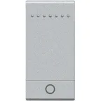 LivingLight Клавиша Лампа 1 модуль алюминий