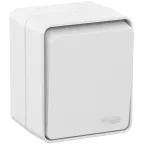 AtlasDesign Profi54 выключатель одноклавишный IP54 10 АХ, БЕЛЫЙ, Россия