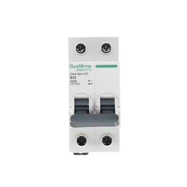 Выключатель автоматический двухполюсный 32А B 4.5kA 230В City9 Set