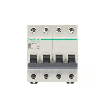 Выключатель автоматический четырехполюсный (АВ) С 16А 4P 6kA 400В City9 Set