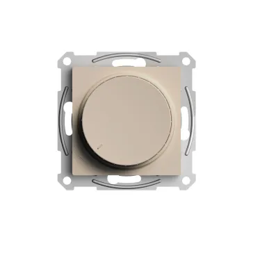 ATLASDESIGN СВЕТОРЕГУЛЯТОР (диммер) повор-нажим, LED, RC, 400Вт, мех., ПЕСОЧНЫЙ