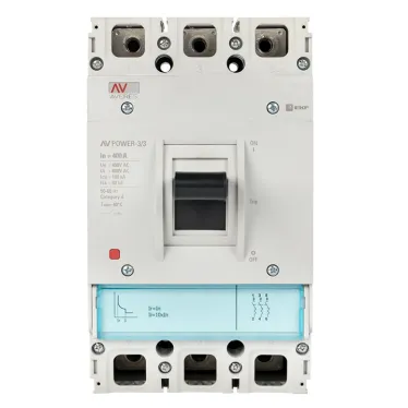 Выключатель автоматический AV POWER-3/3 400А 100kA TR AVERES