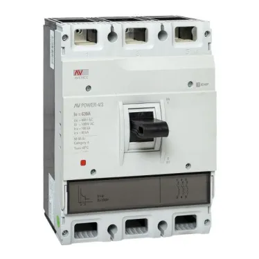 Автоматический выключатель AV POWER-4/3 630А 100kA TR AVERES