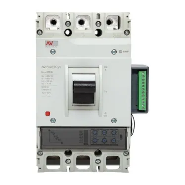 Автоматический выключатель AV POWER-3/3 630А 100kA ETU2.2 AVERES