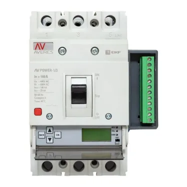 Автоматический выключатель AV POWER-1/3 160А 100kA ETU6.2 AVERES