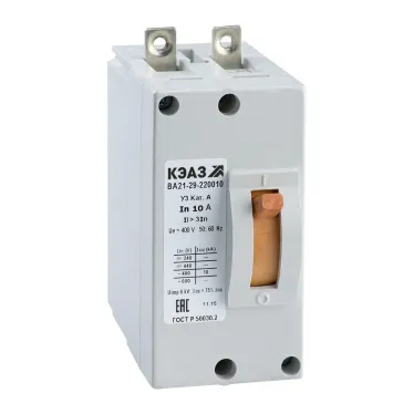 Выключатель автоматический ВА21-29-220010-80А-6Iн-440DC-У3