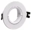 LIGHTING Светильник 4105 встраиваемый под лампу MR16 круг пластиковый белый IEK