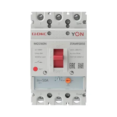 Автоматический выключатель YON MGS160 3P 40-50A 36kA