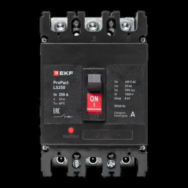 LS250 25кА 3P 160А ProPact EKF