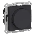                  ATLASDESIGN СВЕТОРЕГУЛЯТОР (диммер) повор-нажим, LED, RC, 400Вт, мех., КАРБОН
               