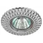 Светильник штампованный MR16 12V/220V 50W белый/хром (100/2800)ST4 CH/WH /1