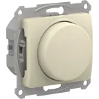                  GLOSSA СВЕТОРЕГУЛЯТОР (диммер) повор-нажим, LED, RC, 400Вт, мех., БЕЖЕВЫЙ
               