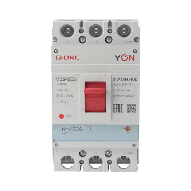 Автоматический выключатель YON MGS400 3P 320-400A 60kA