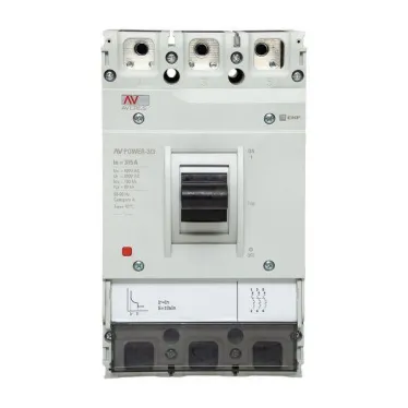 Выключатель автоматический AV POWER-3/3 315А 100kA TR AVERES