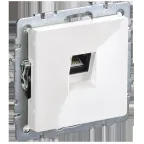 BRITE Розетка компьютерная RJ45 кат.5E РК10-БрБ белый
