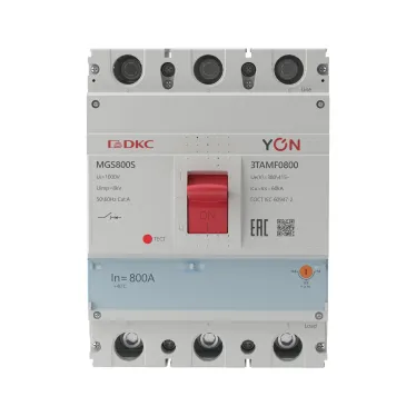 Выключатель автоматический YON MGS800 3P 640-800A 60kA