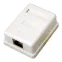 Розетка компьютерная внешняя. 1-порт RJ-45 (8P8C). FTP экраниров. категория 5e,