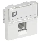                  Розетка компьютерная RJ45 UTP категория 5e 2 модуля
               
