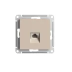                  ATLASDESIGN РОЗЕТКА компьютерная RJ45, кат. 5Е, механизм, ПЕСОЧНЫЙ
               